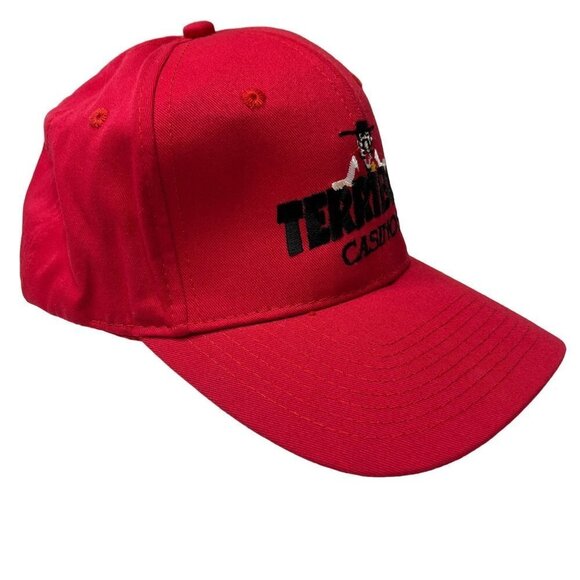 Terribles Casinos Hat Cap Snap Back Adult One Size Red Adjustment Unisex… - Picture 1 of 10